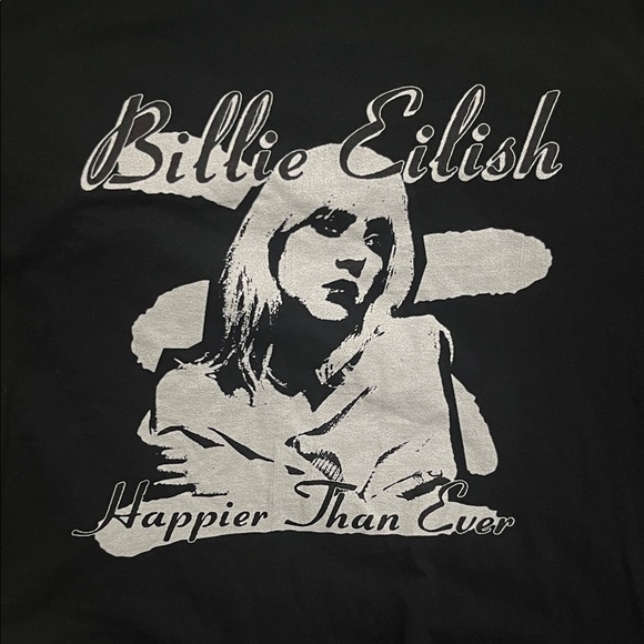 Billie Eilish Black Large Shirt - Picture 1 of 4